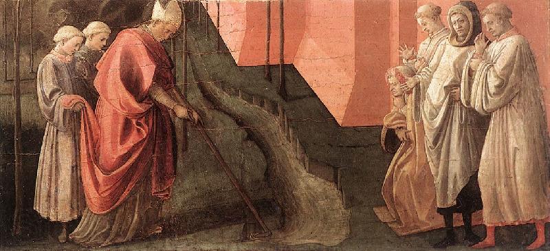 LIPPI, Fra Filippo Adoration of the Child with Saints gfg Spain oil painting art
